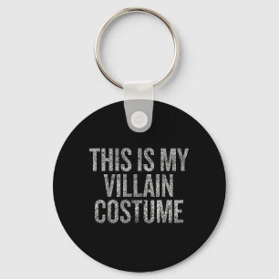 Chaveiro Este É Fantasia de Vilão Festa de Halloween Engraç