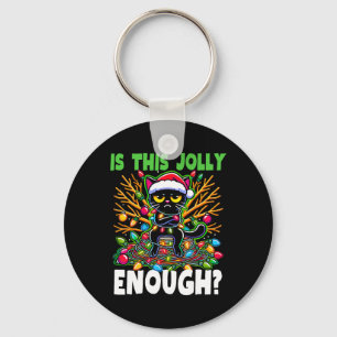 Chaveiro Este É Jolly Engraçado O Suficiente, Negra.