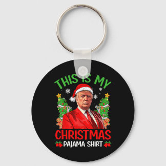 Chaveiro Este É Meu Natal Pajama Engraçado Trump Xmas Pjs M