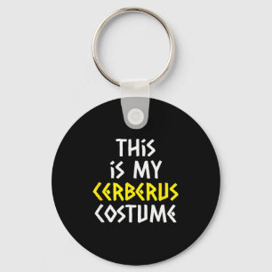 Chaveiro Este É Meu Traje de Cérbero Halloween Mitologia Gr