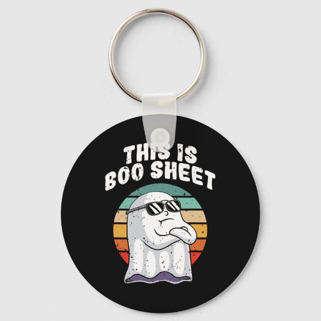 Chaveiro Este É O Boo Sheet do Diversão Halloween O Fantasm (Frente)