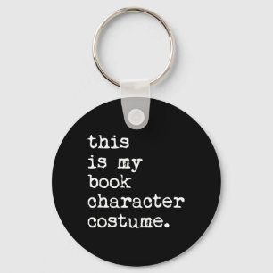Chaveiro Este é o Fantasia de Personagem de Livro Halloween