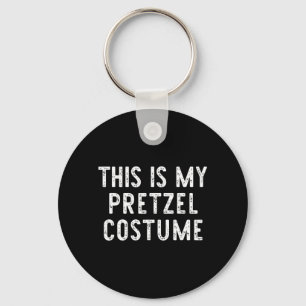 Chaveiro Este é o Fantasia de Pretzel Halloween Divertido F