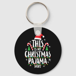Chaveiro Este É O Meu Natal Da Família Pajama Xmas