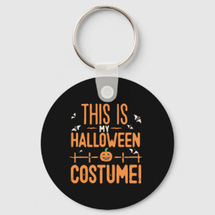 Chaveiro Este É o Meu Traje de Halloween
