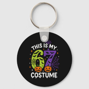 Chaveiro Este É o Meu Traje de Halloween 67 Engraçado 67 Ha