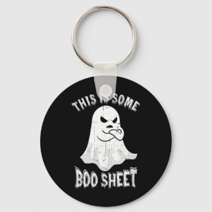 Chaveiro Este É Um Brinde De Boo Folha De Halloween.