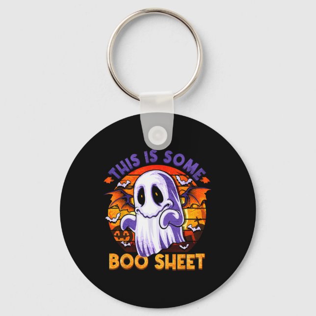 Chaveiro Este É Um Ghost Ghost Spooky Halloween Men (Frente)