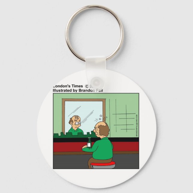 Chaveiro Este Fim Acabou Com Os Padrões Da Cabeça Da Vanity (Frente)