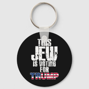 Chaveiro Este judeu está votando em Trump Eleitor Republica