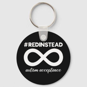 Chaveiro Este visto vermelho em vez do design pode ajudar a
