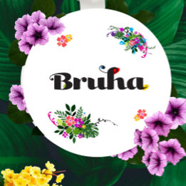 Chaveiro Estética Boho Filipina Bruha Redonda