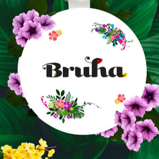Chaveiro Estética Boho Filipina Bruha Redonda