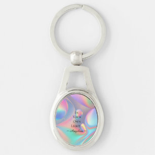 Chaveiro Estética holográfica