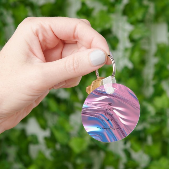Chaveiro Estética holográfica (Mão)