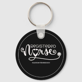 Chaveiro Estetoscópio de Enfermeiro Registrado (RN)Personal