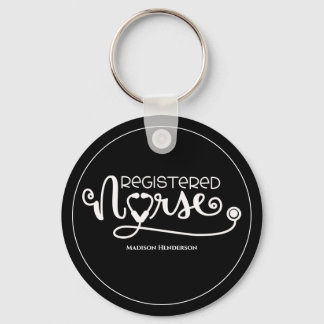 Chaveiro Estetoscópio de Enfermeiro Registrado (RN)Personal