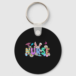 Chaveiro Estetoscópio de Orelhas de Coelhinho Enfermeira Ro