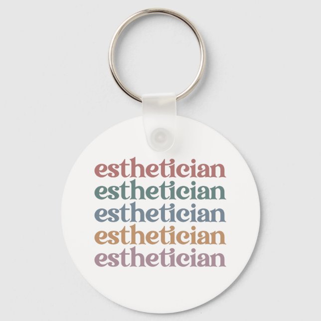 Chaveiro Estheticista Cosmetólogo Beauticista maquiadora (Frente)