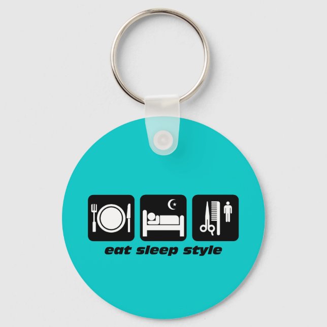 Chaveiro Estilista de cabelo (Frente)