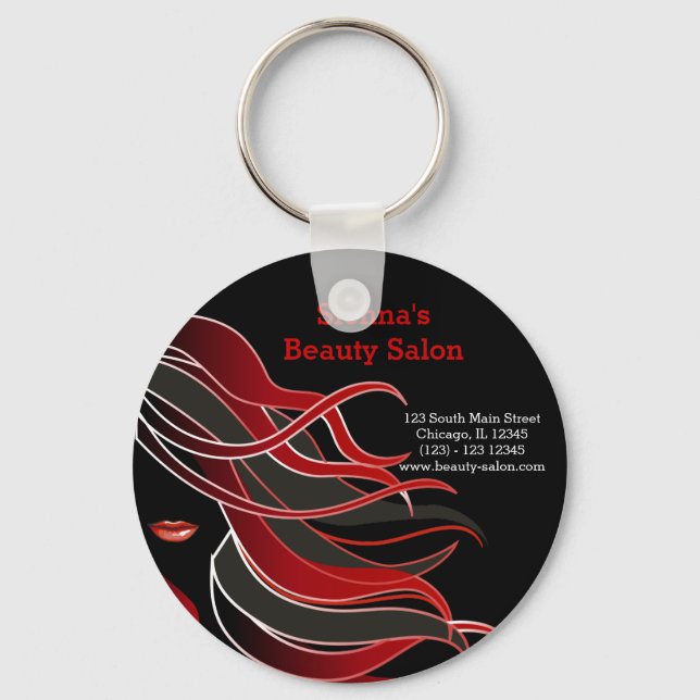 Chaveiro Estilista de cabelo (Frente)