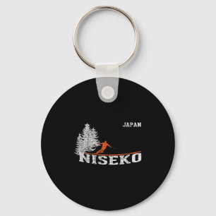 Chaveiro Estilo 1980 Niseko Japan Vintage Skiing
