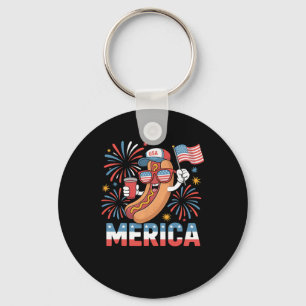 Chaveiro Estilo Americano Engraçado Patriótico 4 De Julho B
