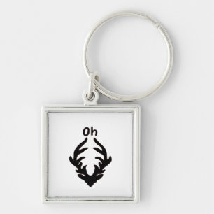 Chaveiro Estilo Artístico Limpo Oh Deer