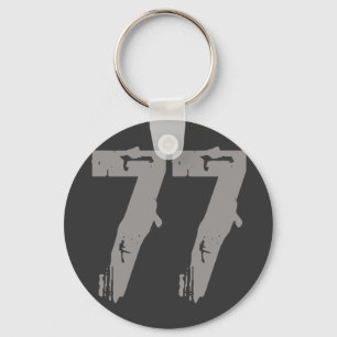 Chaveiro Estilo corrmoído número 77