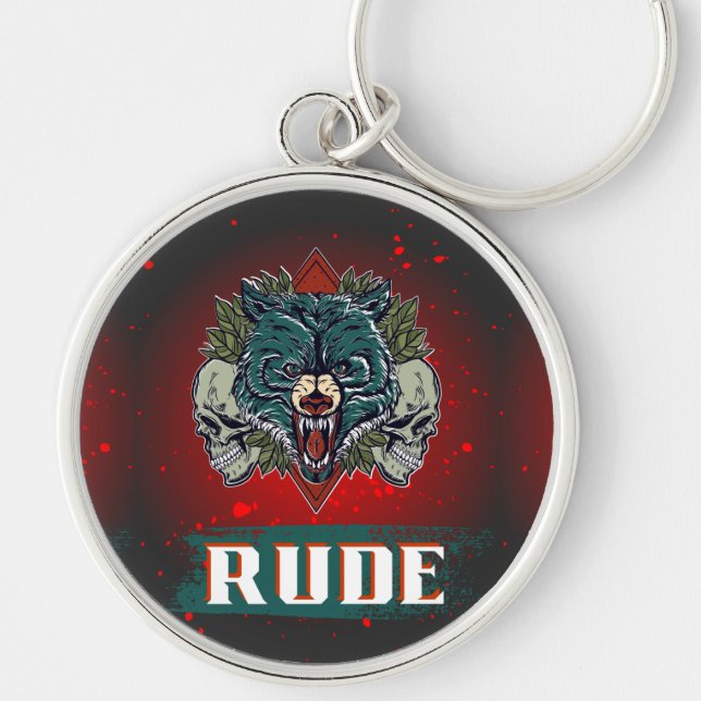 CHAVEIRO ESTILO DE ARRASTO DE RUDE (Frente)