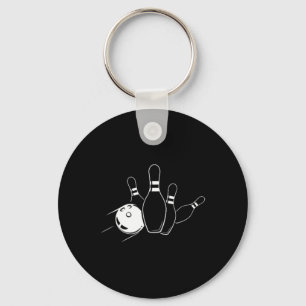Chaveiro Estilo de bolso boliche Esportivo Equipe de Bowler