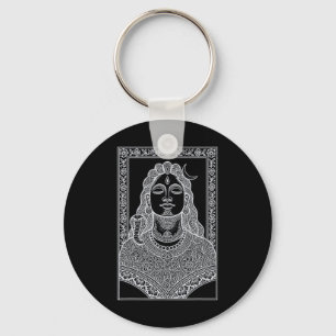 Chaveiro Estilo de Design Tradicional Indiano Adiyogi Deus