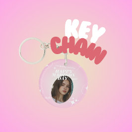 Chaveiro Estilo de Fancafé de Aniversário do Kpop Idol