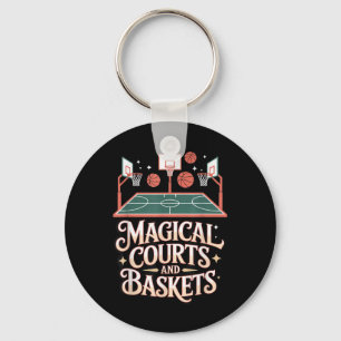 Chaveiro Estilo de Jogo Magic Draft da Corte de Basquete Fa