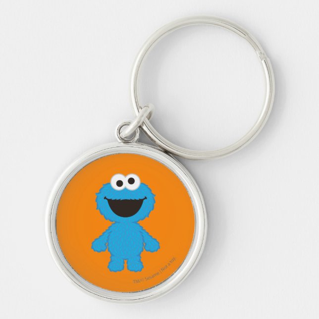 Chaveiro Estilo de Lã do Monstro de Cookie (Frente)