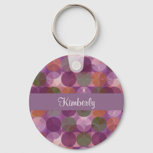 Chaveiro Estilo de Monograma Moderno