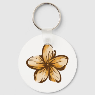Chaveiro Estilo de Plumeria Flower Hawaii