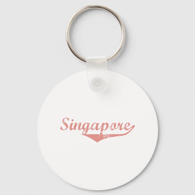 Chaveiro Estilo de Revolução de Singapura (Frente)