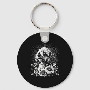 Chaveiro Estilo de Tatuagem Pó-Pó-Pó-Pó Trô-Cão