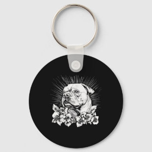 Chaveiro Estilo de Tatuagem Retroativa Cachorro Grande