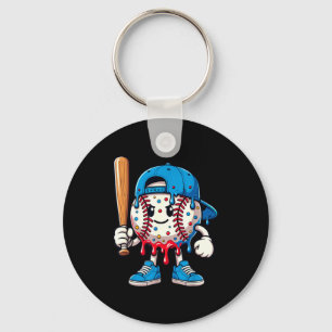 Chaveiro Estilo de Vida de Beisebol Drip Roupas 101 Jovem