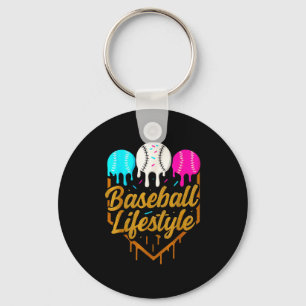 Chaveiro Estilo de vida de beisebol, Sorvete de gotejamento
