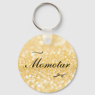 Chaveiro Estilo do Ouro de Fotografia e Nome Personalizado