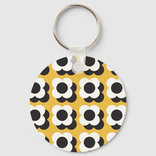 Chaveiro Estilo escandinavo, padrão de colheita floral (Frente)