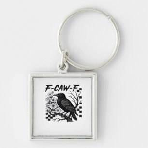 Chaveiro Estilo essencial engraçado F Caw F moderno