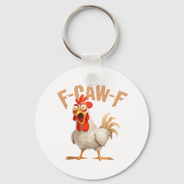 Chaveiro Estilo Estético Clássico F-Caw-F (Frente)