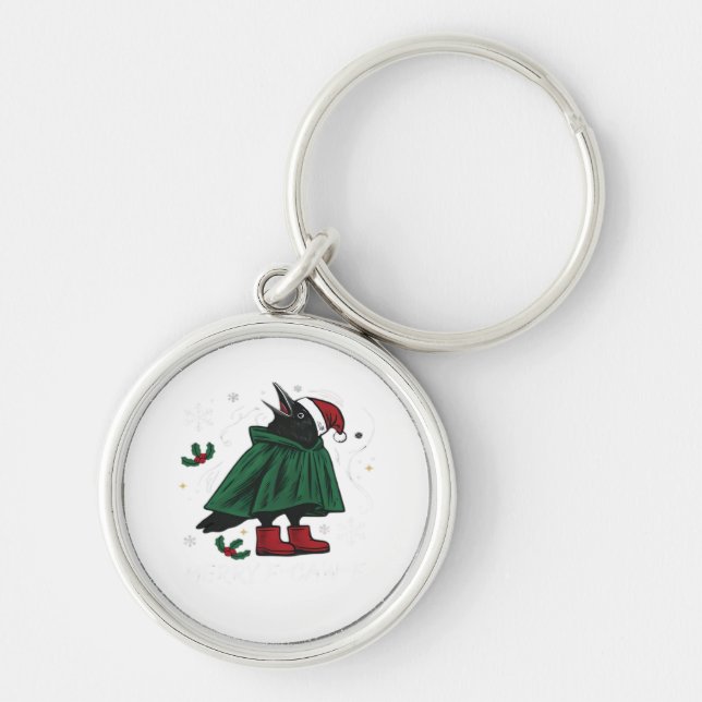 Chaveiro Estilo Gráfico Divertido Merry F Caw F (Frente)