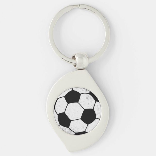 Chaveiro Estilo Gráfico Estético de Campo de Futebol Old Sc (Frente)