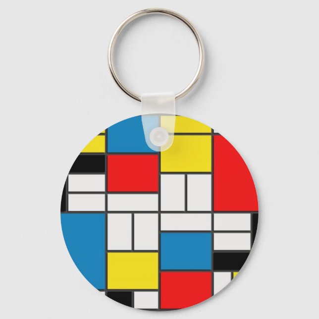 Chaveiro Estilo Mondrian (Frente)