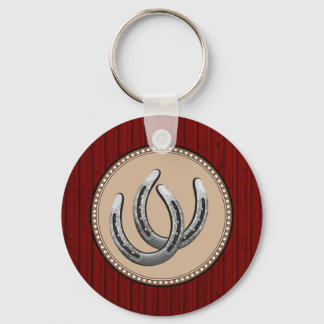 Chaveiro Estilo Ocidental de Lucky Silver Ferradura